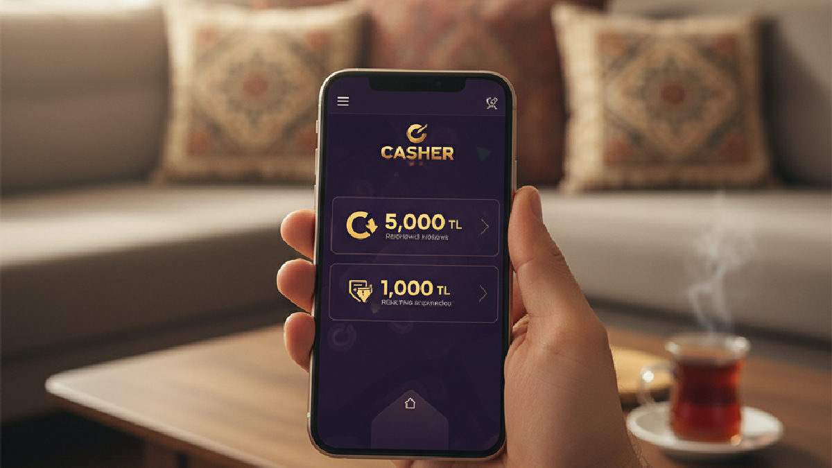 Casher mobil uygulamasının kullanıcılara sunduğu özel bonus fırsatları ve kullanım kolaylığı.